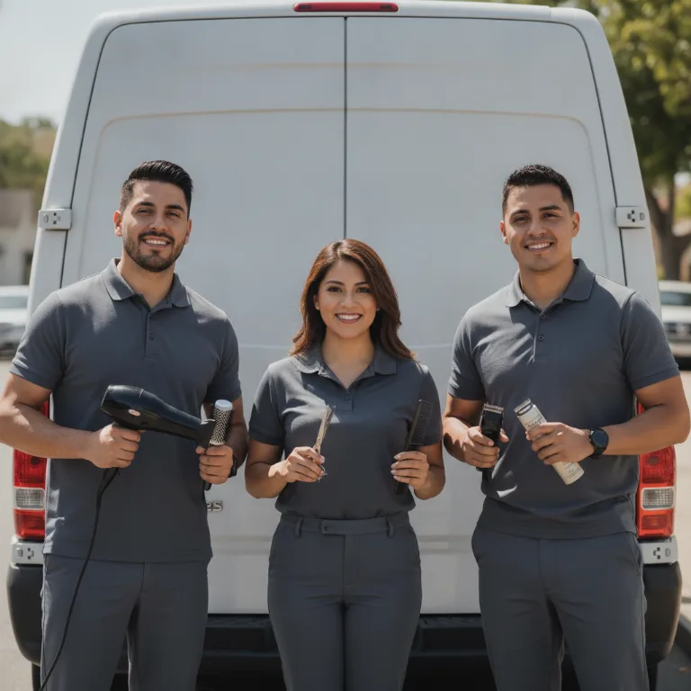 Cabeleireiro de Luxo equipe em Sao Rafael